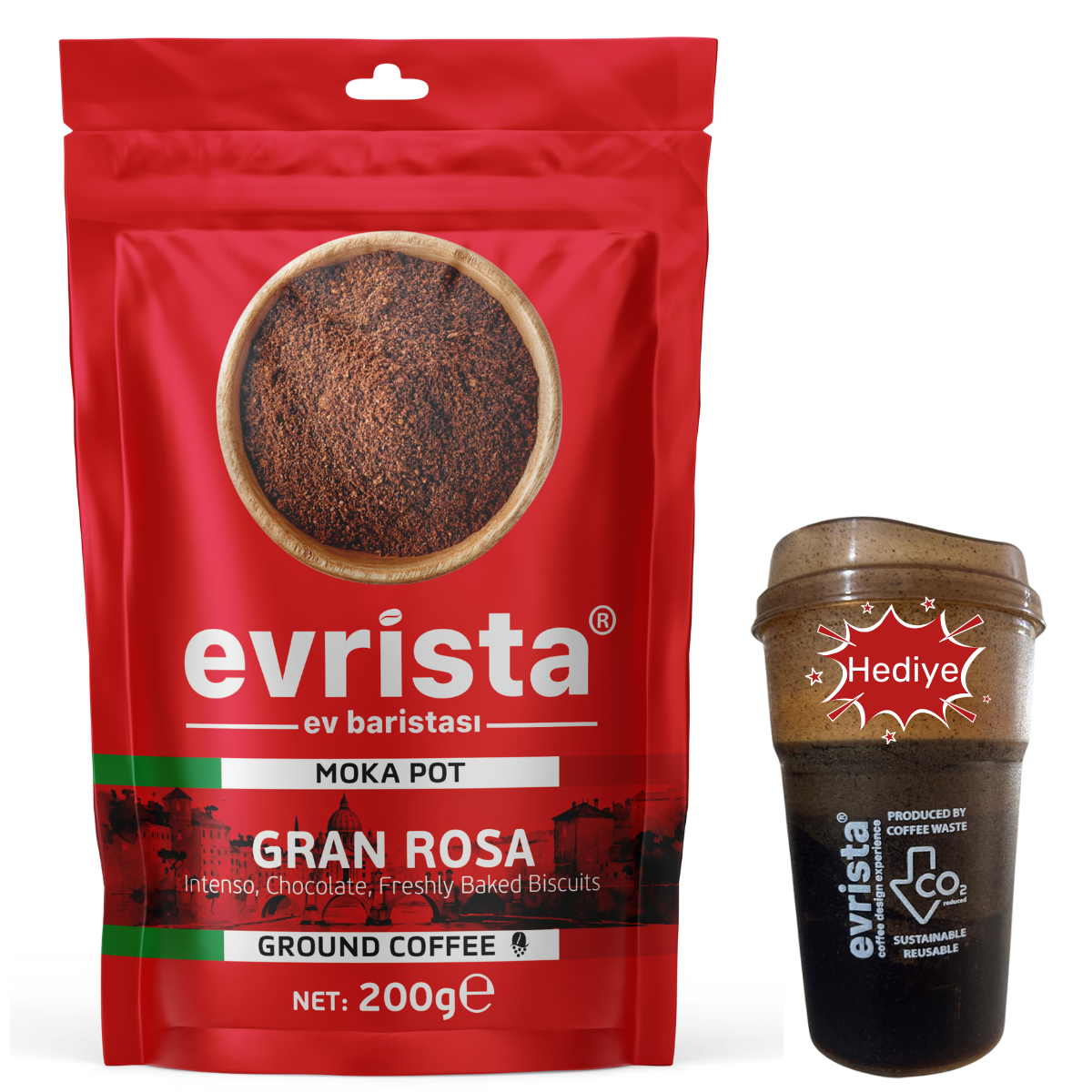 GRAN ROSA MOKA POT